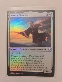 Master Piandao (Foil) - Avatar - NM - Uncommon - Legendary Creature - Image 1