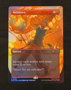 Meltdown 2396 Avatar the Last Airbender Cabbages - MTG Secret Lair Drop Foil - Image 1