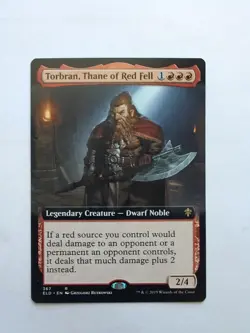 MTG Torbran, Thane Of Red Fell (ELD) Throne Of Eldraine Extended Art Regular 367 - Image 1