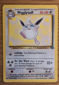 Wigglytuff 32/64 Non Holo Jungle Pokemon Card - Image 1