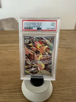 Pokemon Klarins Tornupto Illustration Rare | Deutsch 190/182 Ewige Rivalen PSA 9 - Image 1