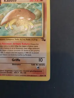 Carte Pokemon Kabuto 50/62 Edition 1 Ed 1 Fossile Wizards 6 - Image 5