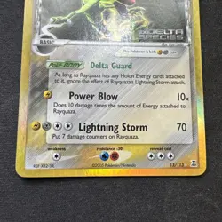 Rayquaza 13/113 Ex Delta Species Stamped Reverse Holo Rare Pokemon 2005 - Image 5