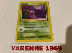 POKEMON GRIMER 48/62 FOSSIL PRIMA EDIZIONE IN ITALIANO - Image 1