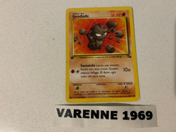 POKEMON GEODUDE 47/62 FOSSIL PRIMA EDIZIONE IN ITALIANO - Image 1
