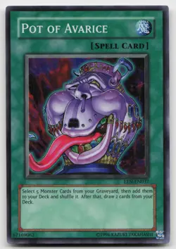 Pot of Avarice EEN-EN037 Super Rare Elemental Energy Yu-Gi-Oh Near Mint - Image 1