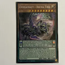Yugioh! Enneacraft - Archa.TAIL (CR) PHRE-EN023 Collector's Rare 1st Edition NM - Image 1