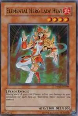 Elemental Hero Lady Heat PP02-EN008 SR Premium Pack 2 Yu-Gi-Oh NM/M - Image 1