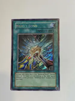 Yugioh Hero’s Bond PP02-EN012 Secret Rare NM - Image 1