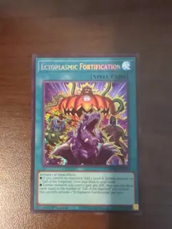Yugioh Ectoplasmic Fortification Secret Rare Mzmu-en008 Near Mint - Image 1