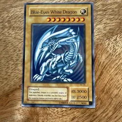 YUGIOH KA-05 Blue Eyes White Dragon MP Vintage - Image 1