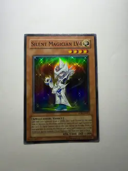 Yugioh - Silent Magician LV4 - Super - Unlimited - NTR-EN001 - LP - Image 1