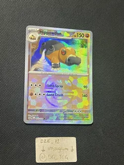 Pokemon Prismatic Evolutions - Hippowdon - 053/131 - MASTERBALL REVERSE - M/NM - Image 1