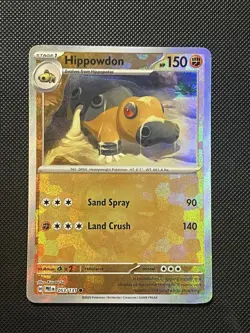 Pokemon Prismatic Evolutions - Hippowdon - 053/131 - MASTERBALL REVERSE - M/NM - Image 2