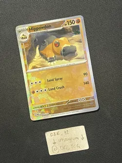 Pokemon Prismatic Evolutions - Hippowdon - 053/131 - MASTERBALL REVERSE - M/NM - Image 3