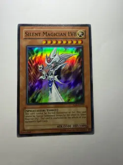 Yugioh - Silent Magician LV8 - Super - Unlimited - NTR-EN002 - LP - Image 1