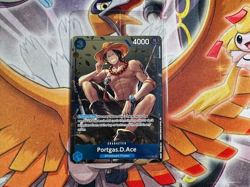 One Piece English OP-13 Mini Tin Vol. 2 Portgas.D.Ace P-074 Promo Foil Sealed - Image 1