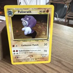 Pokemon Poliwrath 9/75 Neo Discovery Holo Rare English 90 HP Stage 2 Card - Image 2
