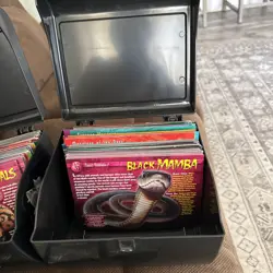 Weird n' Wild Creatures Card Lot w/2 Plastic Storage Box’s & 8 Group Cards & Die - Image 4