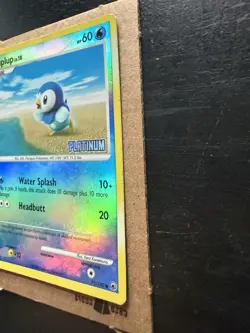 Pokemon Piplup 71/100 Platinum Reverse Holo Rare 2008 Diamond & Pearl Card - Image 2