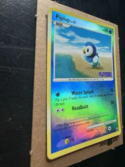 Pokemon Piplup 71/100 Platinum Reverse Holo Rare 2008 Diamond & Pearl Card - Image 3