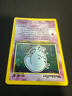 Wobbuffet 16/75 Neo Discovery Rare Pokemon Card Vintage 2001 NM - Image 2