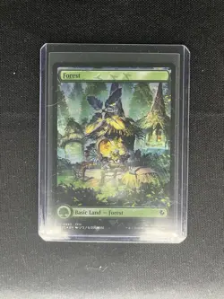 Forest (Chocobo Track Foil) Commander: Final Fantasy Foil MTG 0482 NM - Image 1