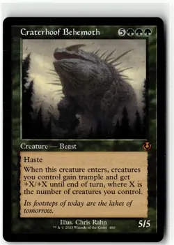 Craterhoof Behemoth (Retro Frame) M Innistrad Remastered 480 NM - Image 1
