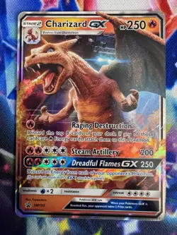 Pokemon TCG Charizard GX SM Black Star Promo SM195 Promo - Image 1
