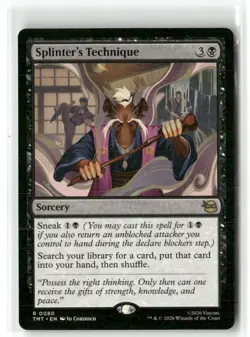 Splinter's Technique 0080 Teenage Mutant Ninja Turtles Magic: The Gathering NM - Image 1