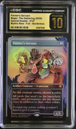 PAINTER'S SERVANT Special Guests Foil Mythic CGC Pristine 10 MTG [Nostalgium] - Image 1