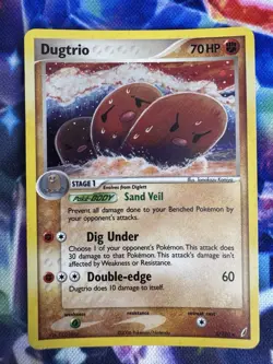 Pokemon TCG Dugtrio 5/100 Holo Rare EX Crystal Guardians - Image 1