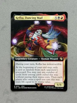 Kefka, Dancing Mad (Extended Art) 174 - MTG Commander Final Fantasy FIC - NM - Image 1
