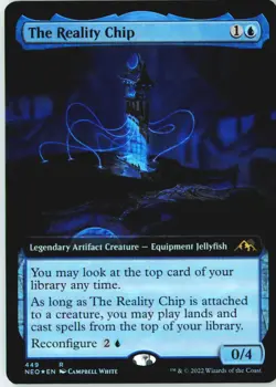 The Reality Chip (Extended Art) 449 Rare Kamigawa: Neon Dynasty Foil Near Mint - Image 2