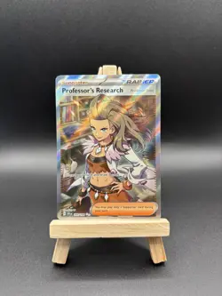 Pokemon Card Professors Research 240/198 Scarlet & Violet Full Art Ultra Rare NM - Image 1
