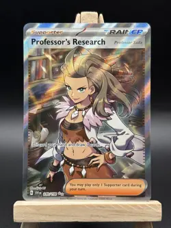Pokemon Card Professors Research 240/198 Scarlet & Violet Full Art Ultra Rare NM - Image 2
