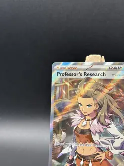 Pokemon Card Professors Research 240/198 Scarlet & Violet Full Art Ultra Rare NM - Image 3
