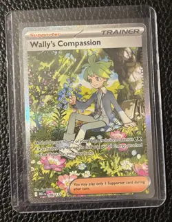 2025 Pokemon Mega Evolution Double Rare Wally's Compassion #186 - MINT CONDITION - Image 1