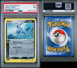 PSA 7 Absol Holo Pokemon TCG Card Team Magma vs Team Aqua #96/95 Clean - Image 3