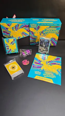 OPENED NO PACKS Ascended Heroes Elite Trainer Box – N’s Zekrom 031 + Accessories - Image 1