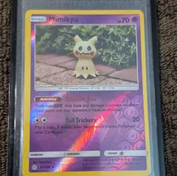 The Pokemon Company Pokemon TCG Mimikyu 97/236 Cosmic Eclipse Eng Reverse Holo - Image 1