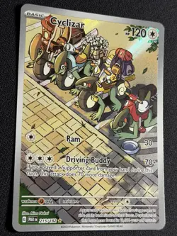 Pokemon TCG Paradox Rift Cyclizar 215/182 Illustration Rare - Image 2