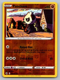 Pokemon TCG SWSH08: Fusion Strike Pancham 149/264 Reverse Holo - Image 1