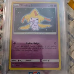 2017 POKEMON SHINING JIRACHI HOLO #42 SUN & MOON SHINING LEGENDS PSA 9 - Image 3