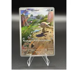 Pokemon Paldean Wooper 102/094 Me02 Phantasmal Flames Illustration Rare Holo - Image 1