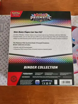 Prismatic Evolutions Binder Collection NEW FACTORY SEALED Pokemon TCG - Image 3
