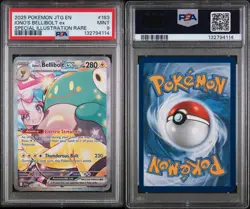 2025 POKEMON JTG EN-JOURNEY TOGETHER IONO'S BELLIBOLT EX 183 PSA 9 - Image 3