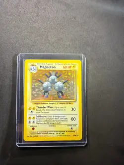 Magneton 009/102 Pokemon Base Set Holo, LP Original Owner - Image 2