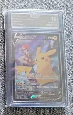 Pokemon Pikachu V TG16/TG30 – Verlorener Ursprung – AOG 10 Gem Mint – Deutsch - Image 1