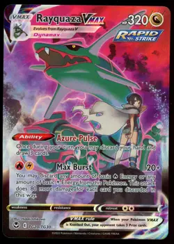 RAYQUAZA VMAX Pokemon SWSH Silver Tempest Trainer Gallery #TG20/TG30 Ultra Rare - Image 1